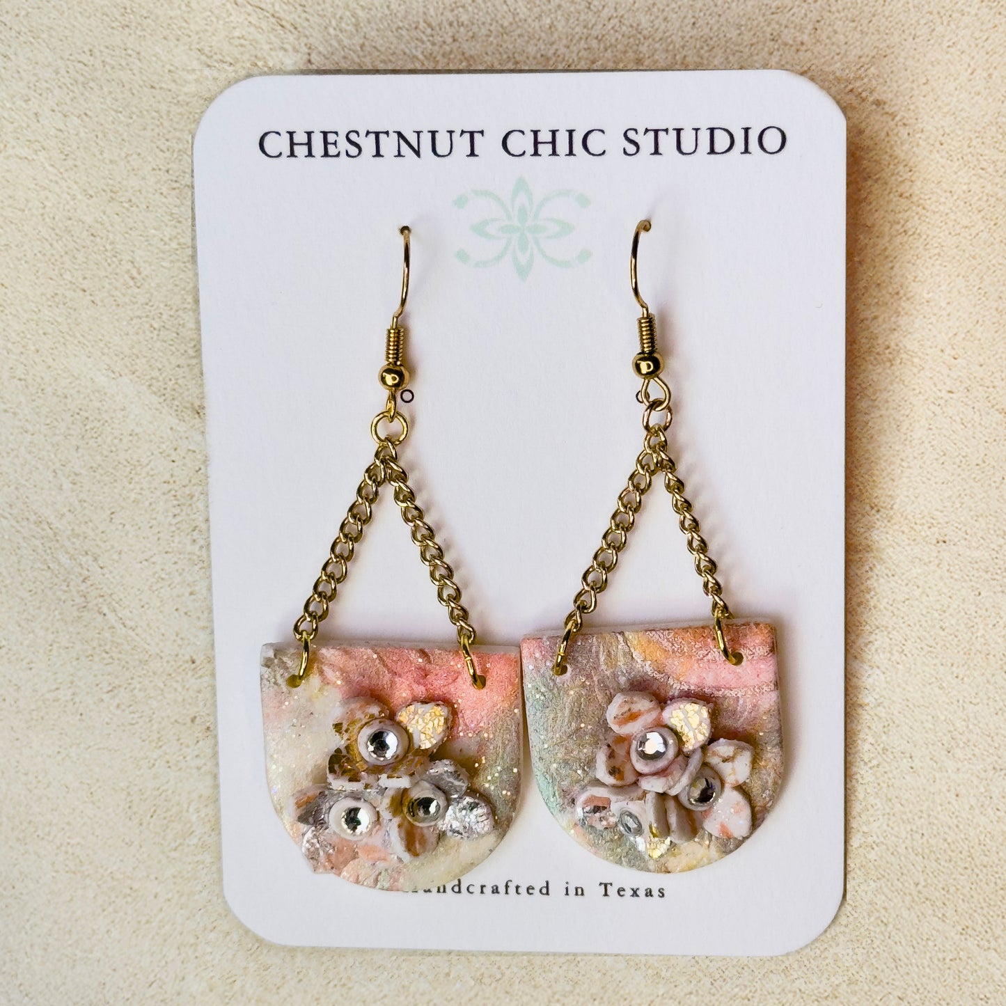 Bridal Earrings, Floral Spring Earrings, Mothers Day Gift