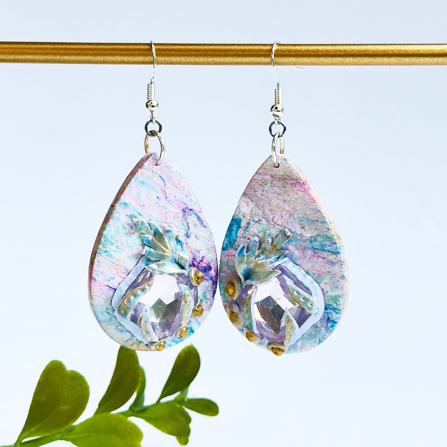 Polymer Clay Earrings, Chestnut Chic Studio