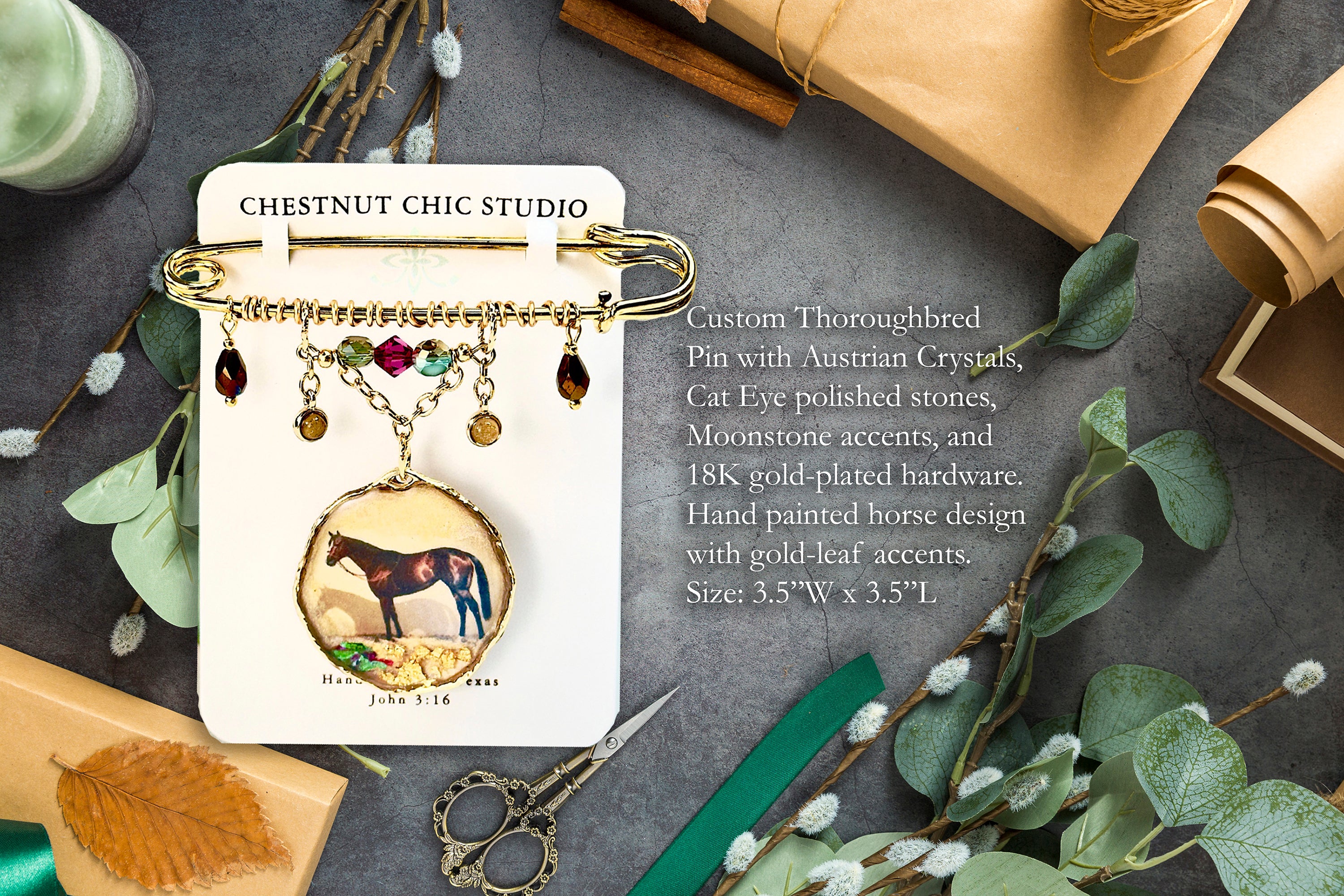 Custom jewelry order — handmade earrings and pendants, Chestnut Chic Studio Texas